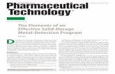 The Elements of an Effective Solid-Dosage Metal-Detection ....pdfa metal piece through the detector’s fields to measure the two primary signals previously defined (X and R) (see