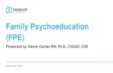 Family Psychoeducation (FPE) - Beacon Health Options · 2020. 10. 27. · • Define the concept of family psychoeducation (FPE) • Apply the ways that FPE can assist individuals/families