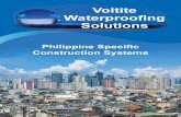 Philippine Specific - Voltite WS Waterproofing Systems Sodium Bentonite … · 2020. 6. 21. · Specific Gravity Particle Sizing Specific Gravity ACC TP-2006 ASTM D 5890 ASTM D 5891