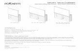UPLIFT TECH CABINET - Kohler Co....3 2019 Robern, Inc 701 N Wilson Ave Bristol, PA 19007 USA 8008772376 Installation instructions Part no 209-1311-rB rev 08/21/19 Uplift Tech Cabinet