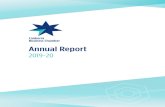 Annual Report...2020/11/30  · 2 Canberra Business Chamber Annual Report 2019/2020 Published by Canberra Business Chamber Ltd October 2020 ISSN: 2652-3353 Level 3, 243 Northbourne