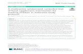 A multicentre randomized controlled trial of food supplement … · 2019. 3. 13. · STUDY PROTOCOL Open Access A multicentre randomized controlled trial of food supplement intervention