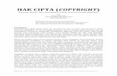 HAK CIPTA (COPYRIGHTfile.upi.edu/Direktori/FIP/PRODI._PERPUSTAKAAN_DAN...Hak cipta merupakan salah satu jenis hak kekayaan intelektual, namun hak cipta berbeda secara mencolok dari