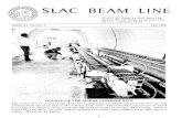SLAC BEAM LINE€¦ · He was involved in the construction, testing and instal-lation of the SLAC-made klystrons. He also worked on klystron window construction and testing, vacuum