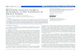 Minimally Invasive Surgery Techniques in the Treatment of ......Central rii cellece i e ccess JSM Gastroenterology and Hepatology Cite this article: Ward MA, Ujiki MB (2017) Minimally