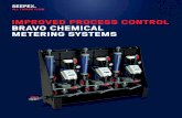 IMPROVED PROCESS CONTROL BRAVO CHEMICAL METERING … · y NSF/ANSI 61 certified pumps with accurate, repeatable metering eliminate over and underfeeding y Low shear ensures chemical