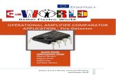 OPERATIONAL AMPLIFIER COMPARATOR APPLICATION - Fire …web.sc-celje.si/etie/wp-content/uploads/2018/11/Workshop-5-AmpOp… · Operational Amplifier Comparator 6 Better Electro-World