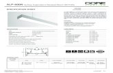 ALP-400N Surface, Suspended or Recessed Mount LED Profile...SPECIFICATION SHEET JOB NAME: LOCATION: QUOTE/REF#: The ALP-400N is an Architectural Grade LED extrusion profile designed