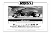 Kawasaki ZX-7 - Mattel...Kawasaki ® ZX-7 Owner’s Manual with Assembly InstructionsPlease read this manual and save it with your original sale’s receipt. For Model 78410 Tools