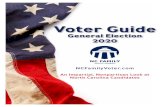 Voter Guide · 2020. 9. 21. · N.C. Council of State p. 8-9 N.C. Judicial Races p. 10-11 N.C. Senate Races p. 12-15 N.C. House Races p. 16-23 Index NCFamilyVoter.com Identify Your