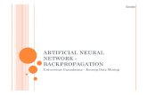 ARTIFICIAL NEURAL NETWORK - B ... ARTIFICIAL NEURAL NETWORK - BACKPROPAGATION Universitas Gunadarma