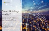Smart Buildings And IoT - GNIHDInsight Spark & Storm Graph / Topology Storage & Analytics Storage and analytics of the ‘things, people, places’ graph Azure Time Series Insights