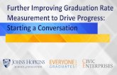 Further Improving Graduation Rate Measurement to Drive ...grade graduates (captures students who dropout between 8. th. and 9. th . or early in 9. th. grade) • For schools, pick