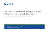 2020 Annual Report of Nonfinancial Data...2020 Annual Report of Nonfinancial Data For the fiscal year ending August 31, 2020 Texas Department of Insurance 333 Guadalupe | Austin, Texas