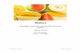Melons - Horticulture Innovation Australia · 2019. 4. 24. · Melon SARP – April 2019 Page 5 of 80 pages 1.1 Diseases The high priority diseases are: Common Name Scientific Name