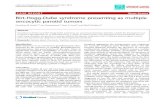 CASE REPORT Open Access Birt-Hogg-Dube syndrome ......CASE REPORT Open Access Birt-Hogg-Dube syndrome presenting as multiple oncocytic parotid tumors Noralane M Lindor1*, Jan Kasperbauer2,