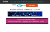 Commissioning Brief - BBCdownloads.bbc.co.uk/radio/commissioning/Sport...free from Apple, Google Play, Amazon and online at bbc.co.uk/sounds. BBC Radio 5 Live BBC Radio 5 Live is the