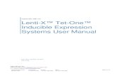 Lenti-X™ Tet-One™ Inducible Expression Systems Manual/Lenti...Lenti-X Tet-One Inducible Expression System User Manual (011118) takarabio.com Takara Bio USA, Inc. Page 3 of 27 Table