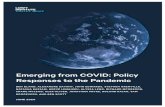 Emerging from COVID: Policy Responses to the Pandemic · emerging from covid: policy responses to the pandemic ben bland, alexandre dayant, john edwards, stephen grenville, natasha