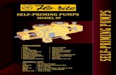 SELF-PRIMING PUMPS · 2015. 6. 4. · Boiler Feed Hydrophore System Water Supply Chemicals Chemical Transfer Ethanol Blending Marine ... This pump does not require foot valve or priming