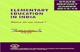 Published on Web by National University of Educational Planning …dise.in/Downloads/Elementary-STRC-2013-14/Elementary... · 2015. 10. 30. · State/Union Territory MIS In-charge