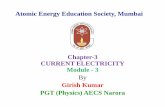 Chapter-3 CURRENT ELECTRICITY Module - 3aees.gov.in/htmldocs/downloads/e-content_06_04_20/E... · 2020. 8. 18. · higher value of internal resistance. ii) Greater the conductivity
