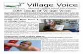 VILLAGE VOICE ISSUE 41 MayJune2009...The church Harvest Festival on Sunday, 3rd October saw the pews full, with church families and invited guests representing local farmers and councillors.