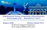Displacement Sensor Integration (Potentiometer technology ......Displacement Sensor Design and specifications We are proposing two different design: 3 Sensor with spring return specification