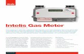 Intelis Gas Meter...Intelis Gas Meter Given advances in solid state metering and the integration of RF (radio frequency), Itron is now able to offer an exceptionally compact and feature-rich