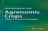 Mirza˜Hasanuzzaman Editor Agronomic Crops · 2019. 11. 28. · vii Preface The history of agriculture has played a major role in human development, as agri-cultural progress has