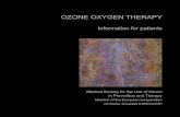 OZONE OXYGEN THERAPY - rheuma-eisen-zentrum.ch...ly occur in the form of bedsores (decubitus), ulcers of the legs and thighs (ulcus cruris), diabetic gangrene or difficult wound healing