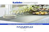 Carlisle FoodService Products | - tablecoverings · 2013. 12. 5. · Fashion ™ Series ... Reference Guide Fabric Color Guide Marko cuts through the clutter with our fabric weave