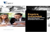 Espire Infolabs...solutions. Our device agnostic mobile services include consulting, and design & development on multiple mobile platforms. Application Testing & QA T’ESpire, Espire’s