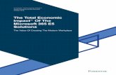 The Total Economic Impact™ Of The Microsoft 365 E5 Solutions · 2019. 3. 6. · 365 and consists of Office 365, Windows 10, and Enterprise Mobility + Security (EMS). It provides