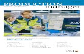 PRODUCTION manager - PSI · 2020. 3. 16. · PRODUCTION Zeitschrift für Logistik & Produktion 1 / 2020 manager Rollout der Digitalisierung über die gesamte Wertschöpfungskette