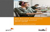 The Russian interactive advertising market 2017-2020€¦ · 2017-2020 A survey by IAB Russia and PwC. Introduction 4 Executive summary 6 The Russian interactive advertising market