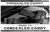 Guide To Concealed Carry · 2019. 4. 9. · Each state is different, so to make sure you have the correct and latest information I would bookmark Concealed Carry Reciprocity Map &