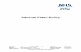 Adverse Event Policy - NHS Ayrshire and Arran · Adverse Event Policy Version: 2.2 Date Approved: 30/01/20 Status: Approved Page: 6 of 27 Document uncontrolled when printed staff,