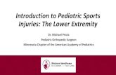 MNAAP Introduction to Pediatric Sports Injuries, The Lower Extremity · 2020. 4. 10. · Injuries: The Lower Extremity Dr. Michael Priola ... •Anterior Compartment Syndrome •Rare