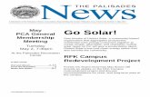 Palisades Citizens' Association - May Go Solar! PCA GeneralPalisades Recreation Center and Library Modernization Projects At the April 4 General Membership Meeting, the Department