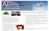 Autumn/Winter 2014 - Alford Academy · 2016. 3. 20. · Newsletter Message from the Head Teacher Tues 3 March: S5/6 Parent Evening 5 Autumn/Winter 2014 for the Alford Academy Community