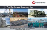 The Manitowoc Company, Inc.s21.q4cdn.com/264200883/files/doc_presentations/2017/06/... · 2017. 6. 22. · The Manitowoc Company, Inc. SUNTRUST MIDWEST INDUSTRIAL CONFERENCE KOHLER,
