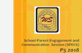 School-Parent Engagement and Communication Session (SPECS) … · 2018. 1. 30. · (Writing) Situational Writing OE 1 15 1 h 10 min Continuous Writing OE 1 40 2 (Language Use) Booklet