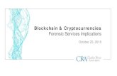 Blockchain & Cryptocurrencies · 2018. 10. 26. · the advent of cryptocurrencies and blockchain innovation. • Since cryptocurrency transactions are not moderated by any government