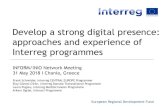 Develop a strong digital presence: approaches and …ec.europa.eu/regional_policy/sources/informing/events/...From chaos to harmony in 2014 A harmonised branding was introduced bottom-up
