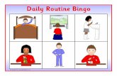 Daily routine bingo · 2020. 7. 24. · Daily routine bingo Author: Samuel Created Date: 2/11/2014 11:11:05 AM ...