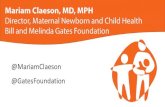 Current challenges and opportunities in Adolescent Health · SAVING LIVES IN MATERNAL AND NEWBORN HEALTH Mariam Claeson, Director Maternal Newborn and Child Health ... Nigeria 267,000