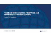 THE ECONOMIC VALUE OF SHIPPING AND MARITIME ... 1_c - andrew goodwin...THE EU SHIPPING INDUSTRY IS ESTIMATED TO HAVE DIRECTLY EMPLOYED 590,000 PEOPLE IN 2012 Travel agents & tour operators