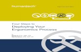 Four Steps to Deploying Your Ergonomics Process...We are the largest consulting team of Board Certified Professional Ergonomists in North America. Humantech consultants combine expertise