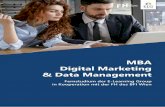 MBA Digital Marketing & Data Management€¦ · aktuellen Chancen und Herausforderungen der Unternehmenskommunikation vor. ... - Marketing Automation und Künstliche Intelligenz -